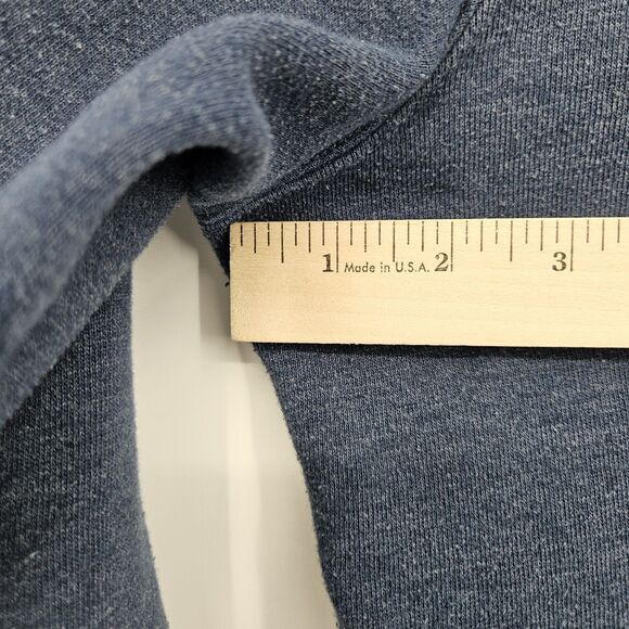 Marmot Hoodie Mens Large Blue Yellow Pullover Spell Out Logo Sweatshirt Outdoors - Picture 8 of 11